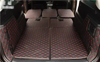 Aukštos kokybės Specialių automobilių kamieno kilimėliai Volkswagen Sharan 7 sėdimos vietos -2012 patvarus linijinių krovinių įkrovos kilimai Sharan 2015 m.