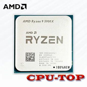 NAUJAS AMD Ryzen 9 5900X R9 5900X 3.7 GHz 12-Core 24-Sriegis CPU Procesorius PCIE4.0 105W 7NM L3=64M 100-000000061 PGA AM4 NR. VENTILIATORIUS