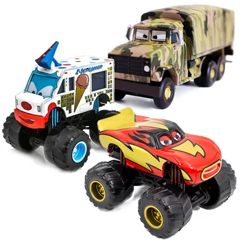 Disney Pixar Automobilių 3 Žaibas Mcqueen Mack Dėdė Jackson Audra Sunkvežimių 1:55 Diecast Metal Automobilio Modelį Kawaii Žaislas Berniukas Kalėdų Dovana