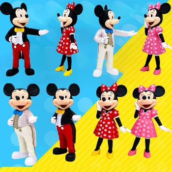 2vnt/daug Disney Mickey Mouse Veiksmų Skaičius, Minnie Lėlės Kolekcines Figūrėlės Cool Stuff, Vaikų Žaislai, Gimtadienio Dovana