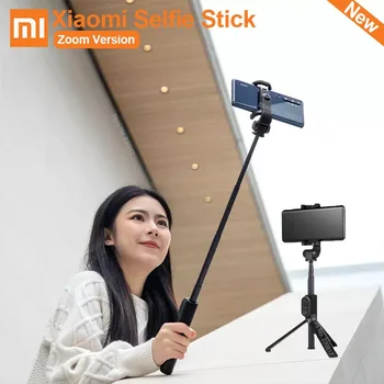 2021 Xiaomi Mi Zoom Trikojo Selfie Stick bluetooth Nuotolinio Sulankstomas Ištraukiamas Monopodzie 360 Laipsnių Pasukti Nešiojamų Telefono Laikiklis
