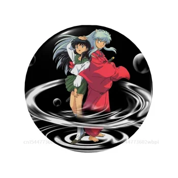 Anime Pasaulis Ženklelis Inuyasha Anime Metalo Sagės Mados Minkštas Mygtuką Pin Meilužio, Kūrybos Dovana, Apykaklės Dekoro Pritaikoma