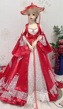 BJD doll drabužius suknelė tinka 1/3 lėlės parduoti suknelė tik