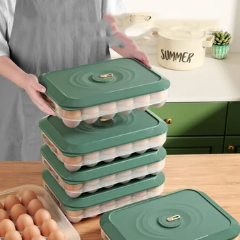 24-Tinklelis Kiaušinių Dėžutė su Dangčiu Kiaušinių Dėklas Stalčių Šviežių išlaikyti Atveju Turėtojas Šaldytuvas Organizatorius talpinimo Virtuvės Kiaušinių Bakas