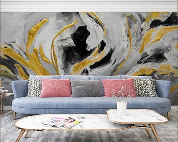 beibehang Pritaikytas modernus naujas gyvenamasis kambarys sofos abstrakčios linijos, TV foną sienos dokumentų namų dekoro tėtis peint