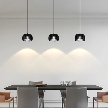 Šiaurės modernus minimalistinis LED mažas pakabukas žiburiai, valgomasis, virtuvė, naktiniai apdailos apšvietimas