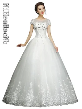 Vestuvinė Suknelė 2023 Naujos Nuotakos Temperamentas Nuotakos Suknelė Fantazijos korėjos Stilius, Plonas Chalatas De Mariée