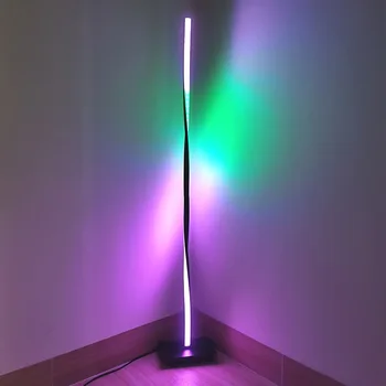Modernus minimalistinis phantom spalvos toršeras kambarį miegamojo lovos RGB nuotolinio tamsos LED atmosfera dekoratyvinis apšvietimas