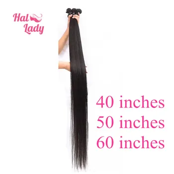 30 32 34 36 40 50 60 cm Brazilijos Tiesiai Plaukų Audžia Remy Human Hair Extension Natūralus Juodas 1 3 4 Ryšulius