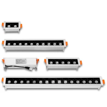 Įterptųjų Kūrybos LED Downlight 4W 10W 20W 30W Linija Embedded Lubų Lempa 110V, 220V, Miegamojo, Virtuvės Patalpų LED Spot Apšvietimas