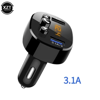 3.1 QC3.0 Greitas USB Įkroviklis Belaidžius Ryšius Automobilinis FM Siųstuvas-moduliatorius Garso Muzika Mp3 Grotuvas Telefono laisvų Rankų įranga Carkit