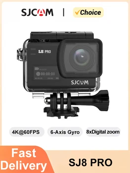 SJCAM SJ8 PRO Veiksmų Fotoaparato 4K 60FPS WiFi Sporto DV Kamera