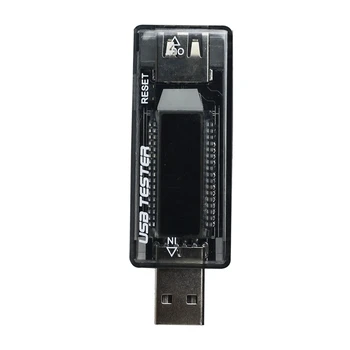 DC Mobiliojo Energijos Įkrovimo Srovė Skaitmeninis Ekranas USB Testeris Dual Skaitiklis Ekranas Testeris USB Testeris
