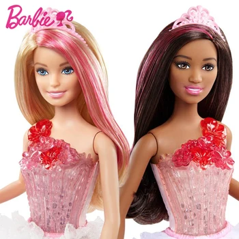 Genunie Barbie Lėlės Dreamtpia Sweetville Princesė Pareikšti 4 Šviesos ir garso Muzikos Dainavimo Mergina Žaislas Gimtadienio Dovana DYX28 DYX29