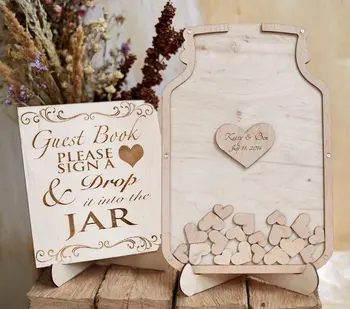 Vestuvių Svečių Knyga Drop Box, Custom Svečių Knygoje, Jar Drop Box Asmeninį