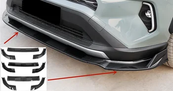 Priekinis bamperis priekinis lip protector Toyota RAV4 2020 21 2022 Automobilių optikos priekiniai lūpų kūno splitter spoileris raštas priedai
