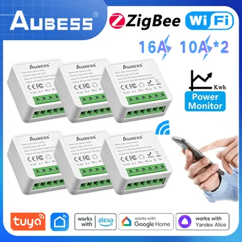 AUBESS WiFi Jungiklis Tuya Smart Home Dalykėlių Automatikos MINI 
