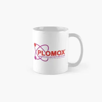 Plomox Antiaritminiai Vaistai Logotipas Puodelis Nuotrauka Atspausdinta Paprasta Dovanos Nuotrauką Arbatos Drinkware Rankena Apvalios Nuotraukos Puodelis Kavos