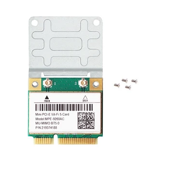 Mini-PCIE Card 9260AC 2.4 G/5 ghz Dual Band 802.11 Ac Nešiojamas Deskktop Už Windows10/11