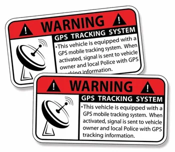 GPS Lipdukas Kovos Vagystės Transporto Sekimo Saugumo Įspėjimo Signalą Saugos Lipdukas Automobilį