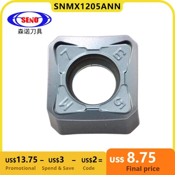 SENO 10VNT SNMX1205ANN SNMX1306ANN Frezavimo, Tekinimo Įrankiai Karbido Įdėklai CNC Tekinimo staklių Pjovimo Pjovimo Nerūdijančio Plieno