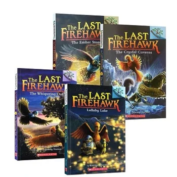 4 Knygų Paskutinis Firehawk Vaikų anglų kalbos istorija knyga padės vaikui būti reader ankstyvojo ugdymo mokymosi dovana vaikams
