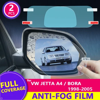 Pilnas draudimas Anti Rūko Rainproof Filmas Volkswagen VW Jetta A4 MK4 Bora 1J nuo 1999 m. iki 2006 m. TRearview Veidrodis Apsauginės Plėvelės 2000 2005