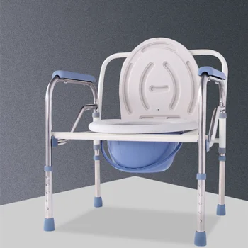 Neįgalių Asmenų, Vonios kambarys Išmatose, Multi-funkcija Tualeto Kėdė Penkių Pavarų Reguliavimas Dušo Kėdė Patogus Lankstymo Vonios Sėdynės