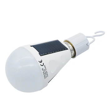 SZYOUMY Led Lemputė E27 LED Saulės Žibintas 7W 12W 85V-265V Lauko Avarinė Saulės energija Varomas Lemputė, Kempingas, Žygiai, Žvejyba Šviesos Switc