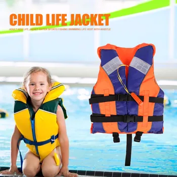 Vaikai Gyvenimo Liemenė su Švilpukas atspindinčias juostas, gelbėjimosi Liemenė Žvejybai, Buriavimui, Nutolimas vandens Sporto, Vandens Saugos Produktus