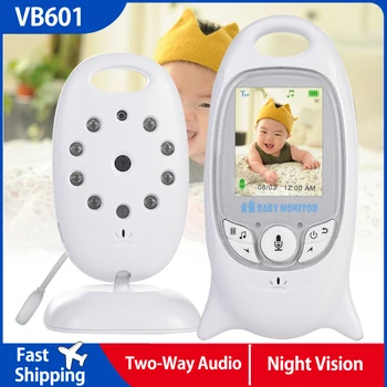 VB601 Belaidžio Video Baby Monitor Spalva Saugumo Kameros 2 Būdas Naktinio Matymo Infraraudonųjų spindulių LED Temperatūros Stebėjimo ir 8 Lopšinė